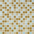 Wholesale 300X300mm Swimming Pool Tile Brown Mix Glass Mosaic